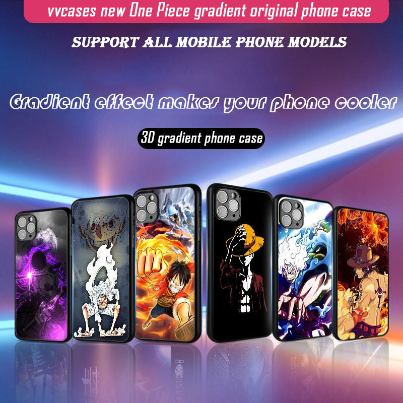 new One Piece 3D gradient original phone case