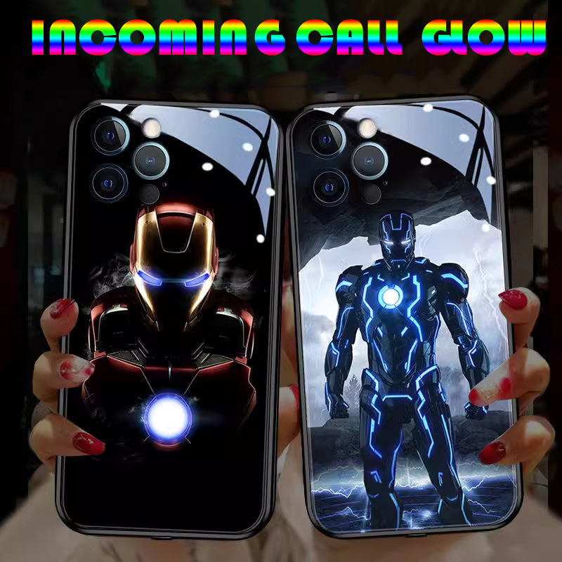 new original Iron Man luminous phone case