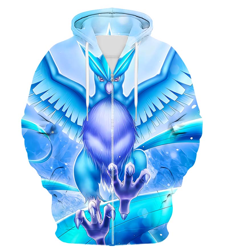 Colorful X-Ray Zip Up Hoodie