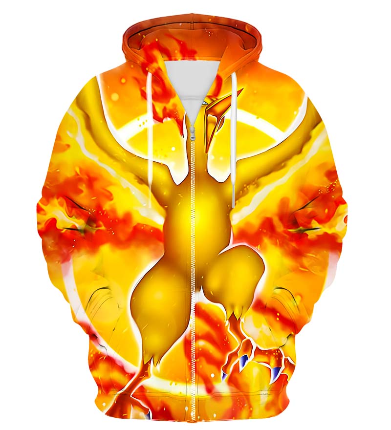 Colorful X-Ray Zip Up Hoodie