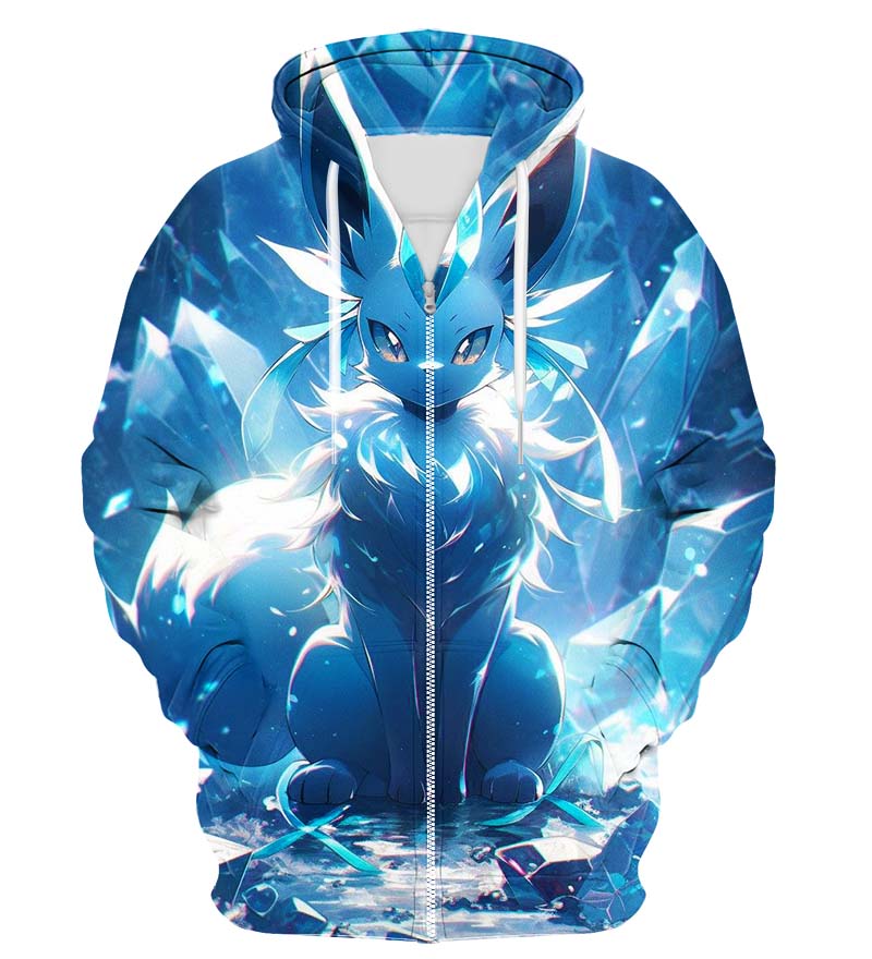 Colorful X-Ray Zip Up Hoodie