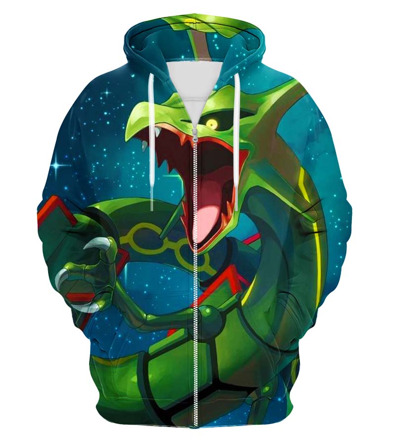 Colorful X-Ray Zip Up Hoodie