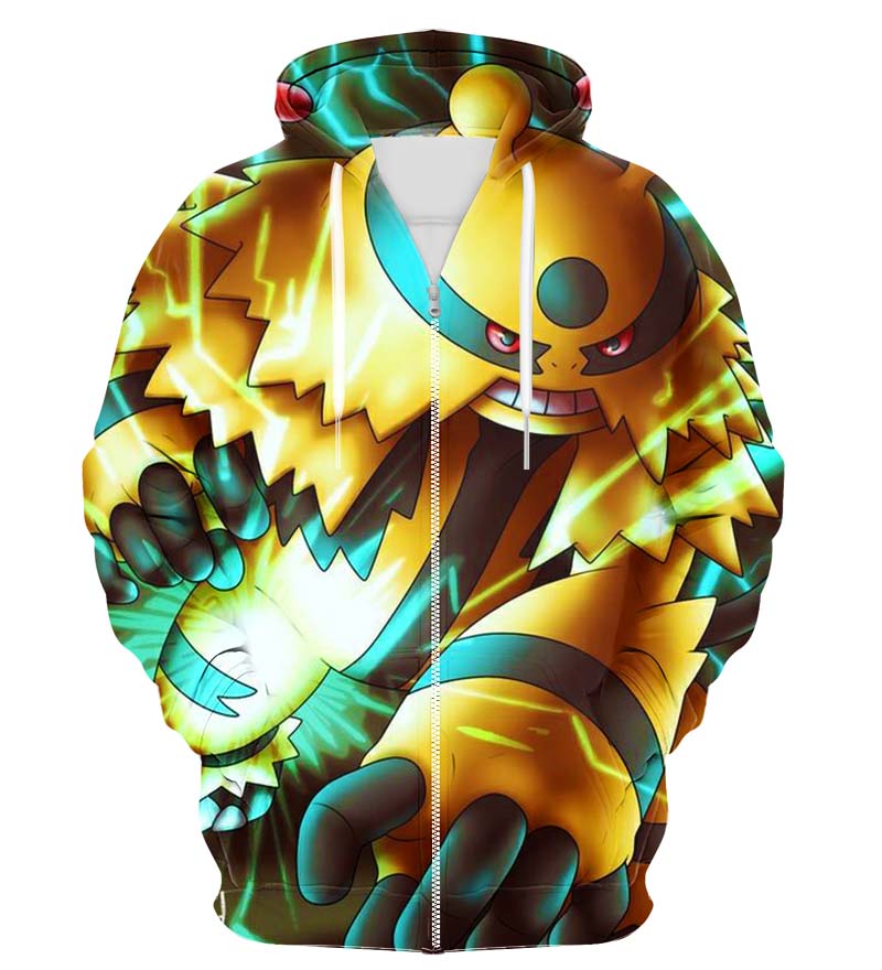 Colorful X-Ray Zip Up Hoodie