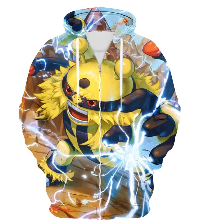 Colorful X-Ray Zip Up Hoodie