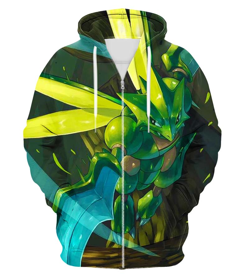 Colorful X-Ray Zip Up Hoodie