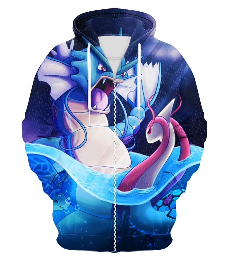 Colorful X-Ray Zip Up Hoodie