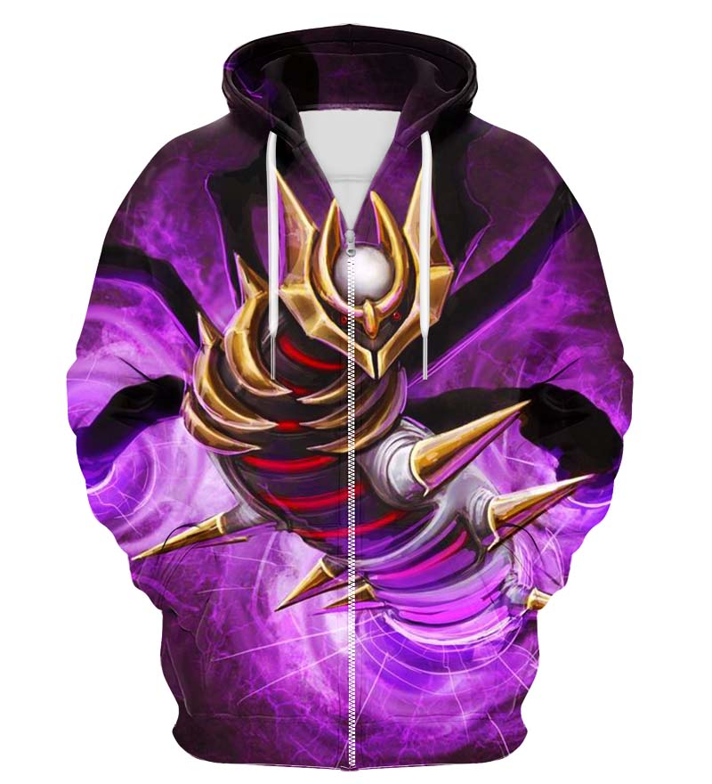 Colorful X-Ray Zip Up Hoodie