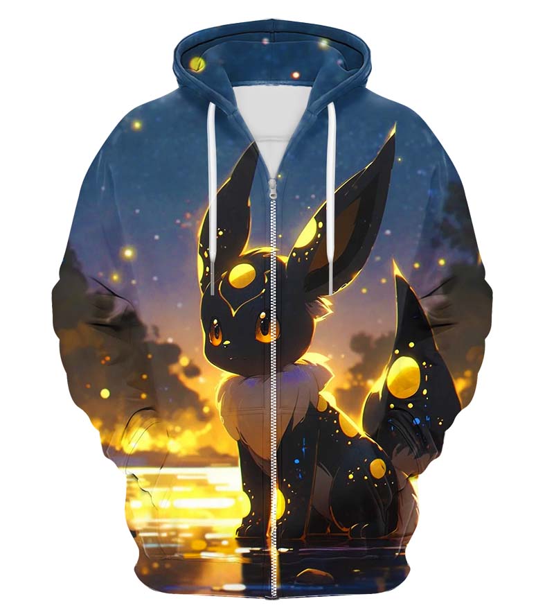 Colorful X-Ray Zip Up Hoodie