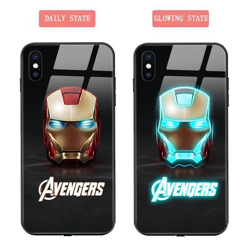 new original Iron Man luminous phone case