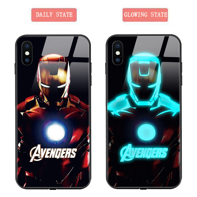 new original Iron Man luminous phone case