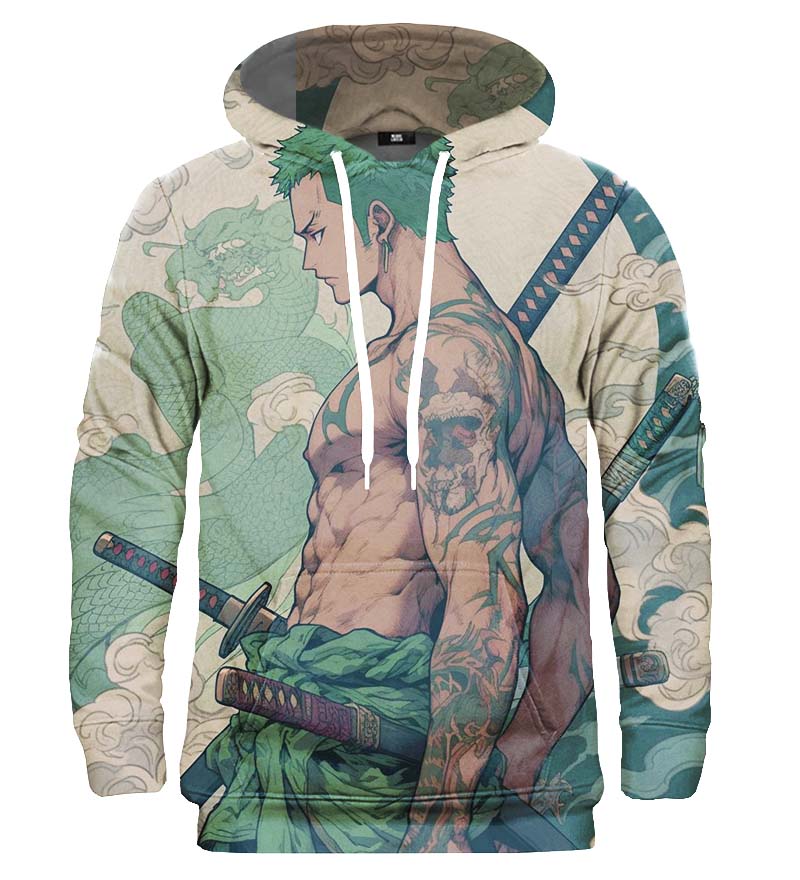 Adventure with Zoro Emblem Hoodie