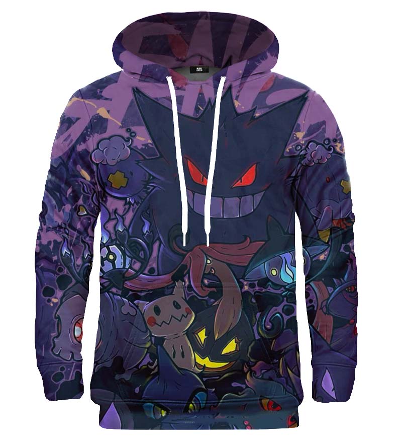 Spooky Gengar Style Hoodie