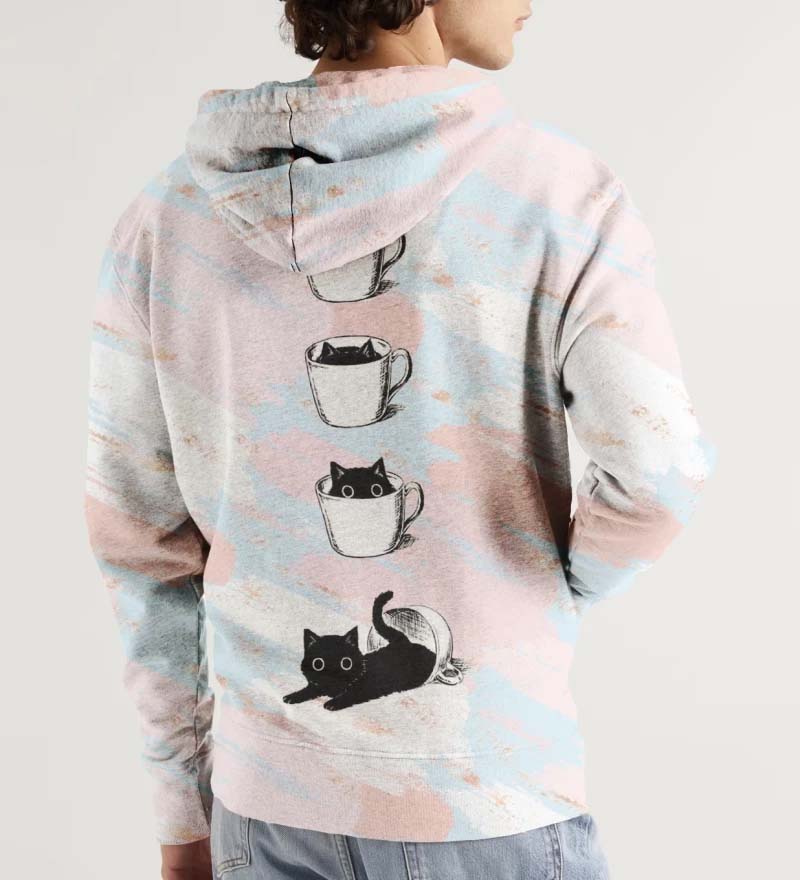 Black Catfee Hoodie