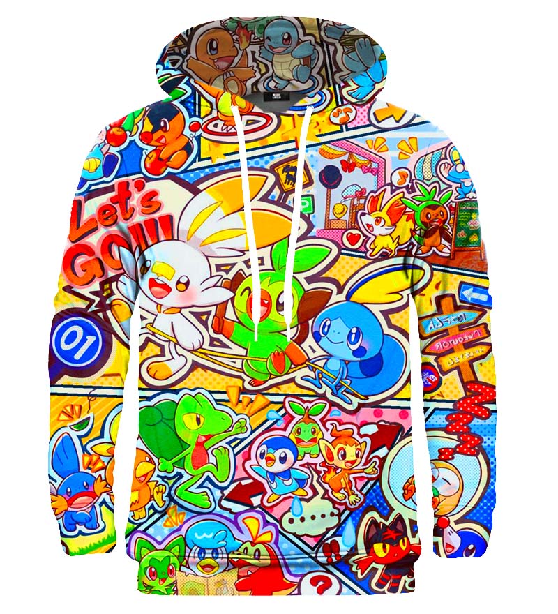 Colorful X-Ray hoodie