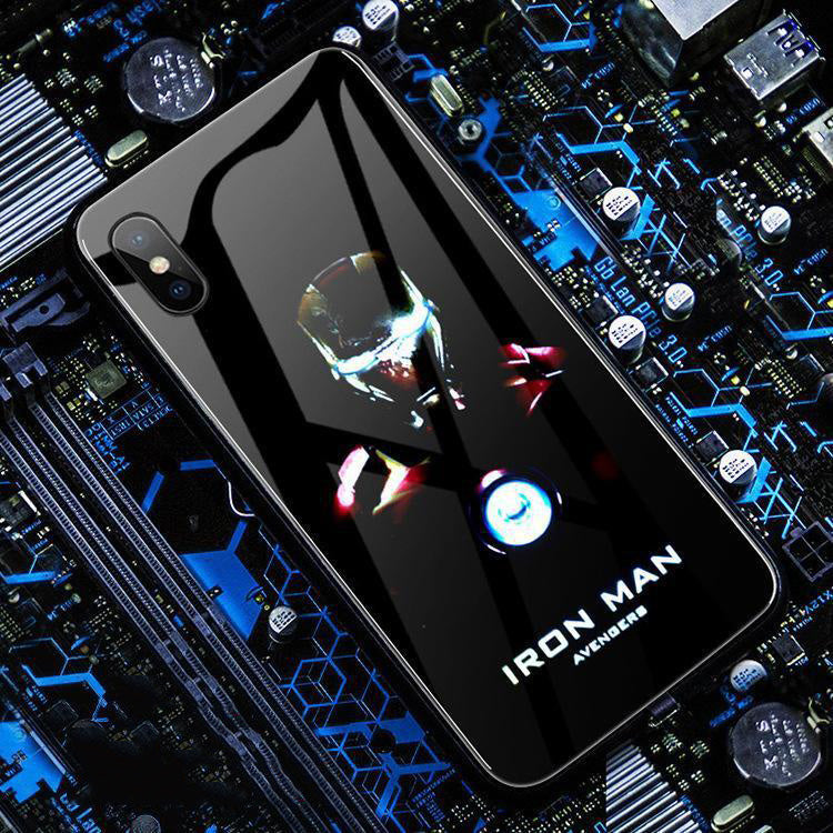 new original Iron Man luminous phone case