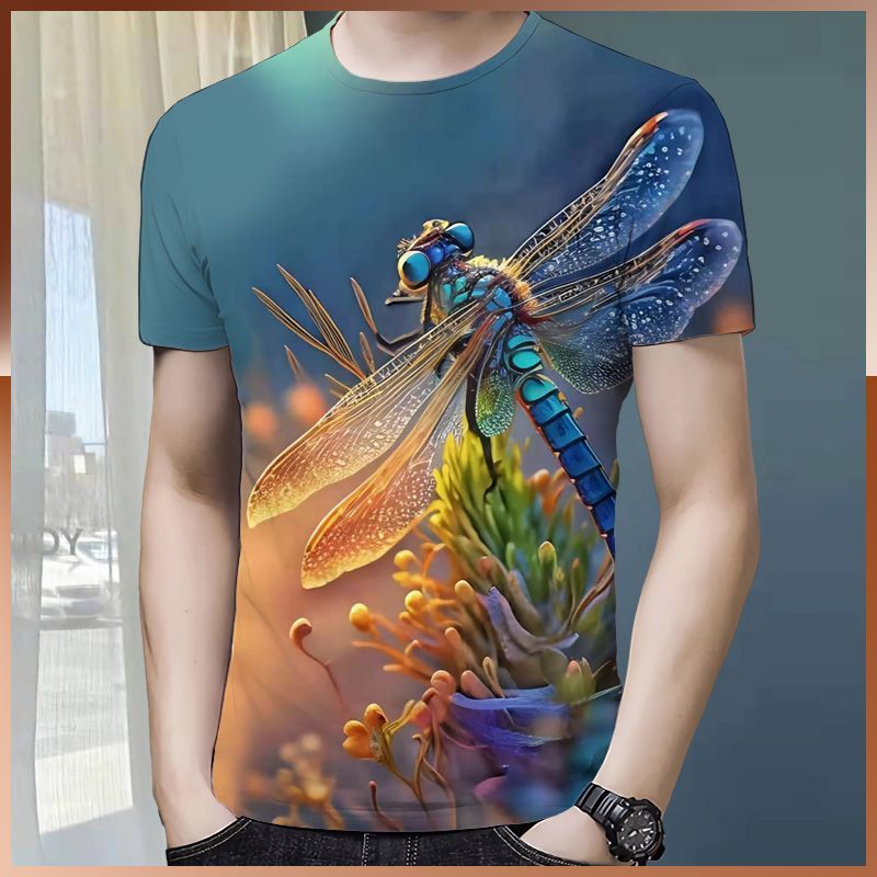 The latest hot-selling 3D healthy cotton T-shirt in summer 2024