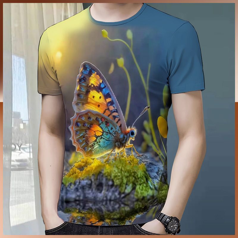 The latest hot-selling 3D healthy cotton T-shirt in summer 2024