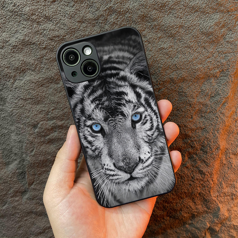 original tiger glass phone case