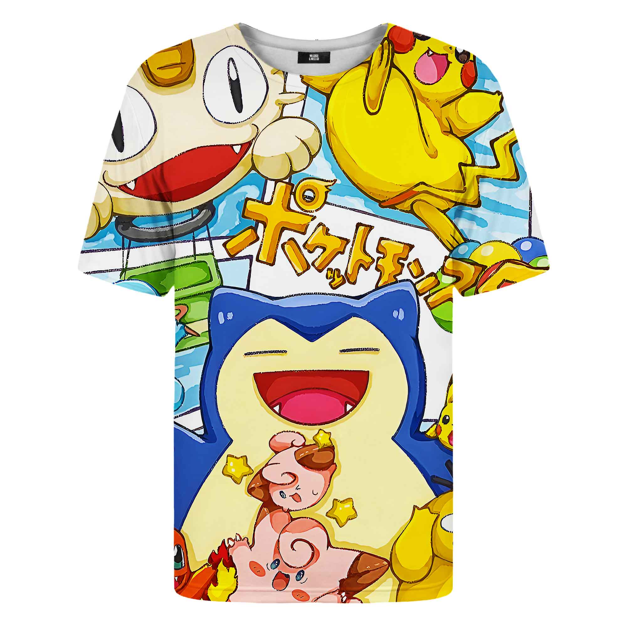 Colorful Cartoon Pokemon T-Shirt