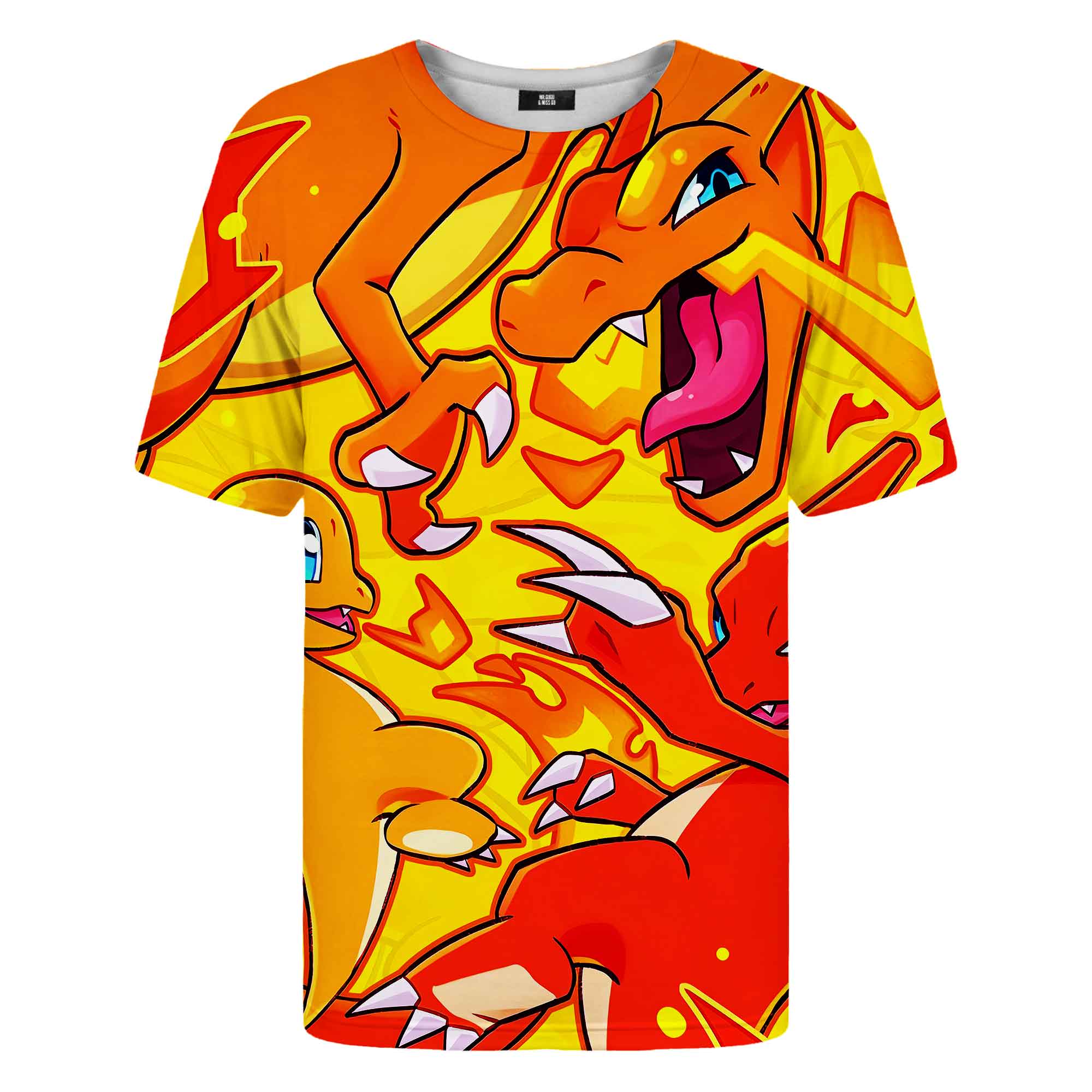 Colorful Cartoon Pokemon T-Shirt