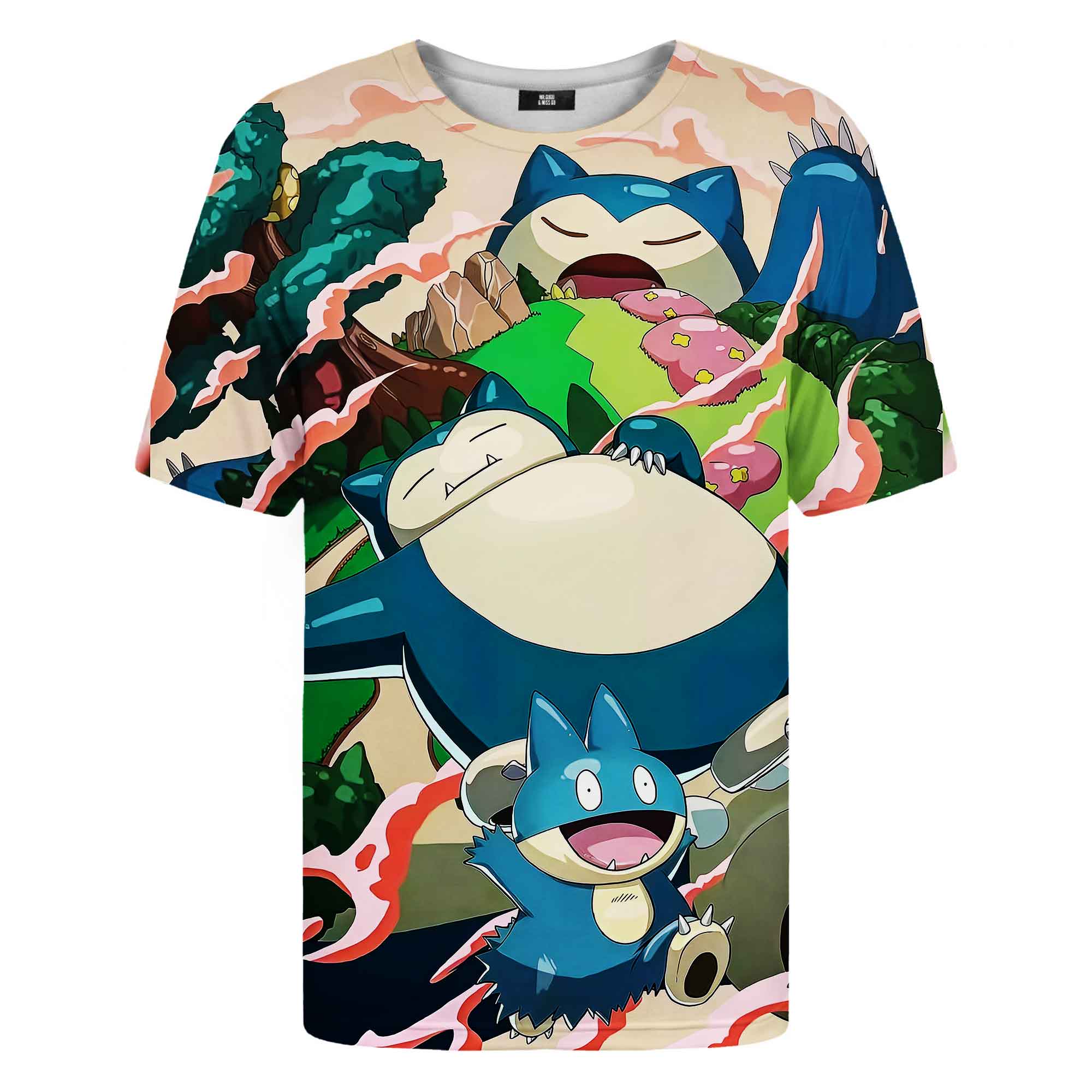 Colorful Cartoon Pokemon T-Shirt