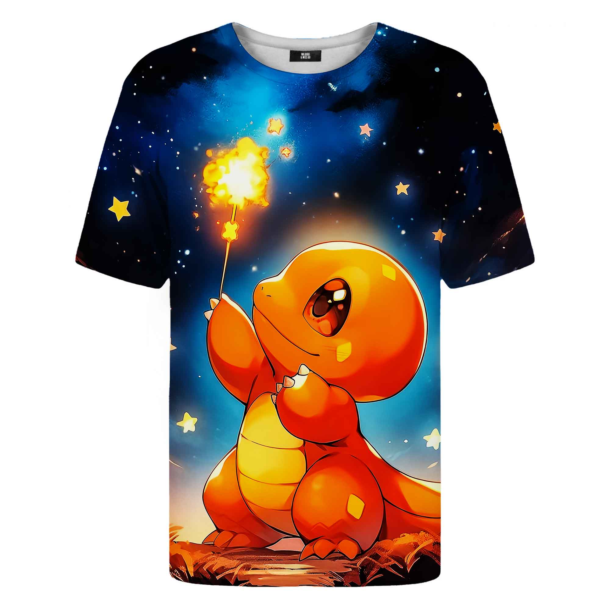 Colorful Cartoon Pokemon T-Shirt