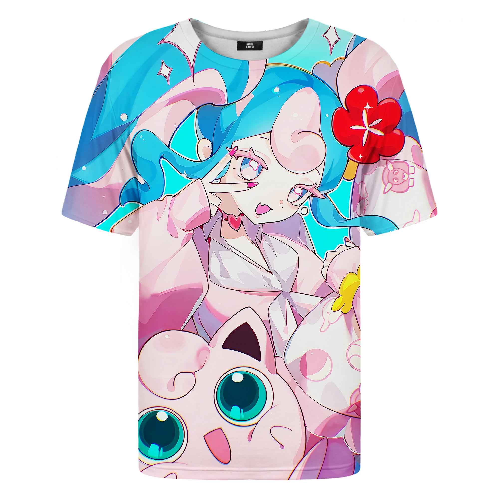 Colorful Cartoon Pokemon T-Shirt