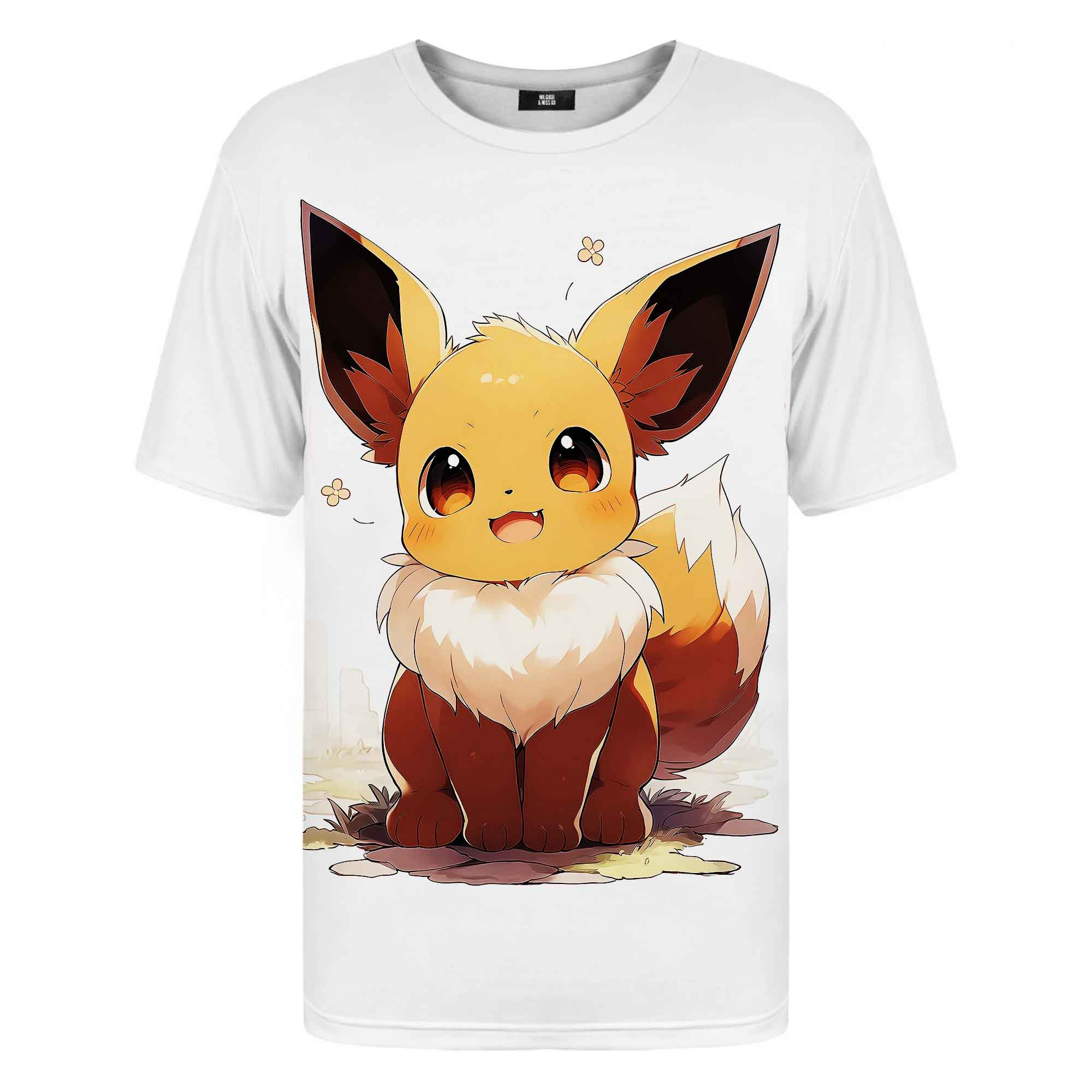 Colorful Cartoon Pokemon T-Shirt