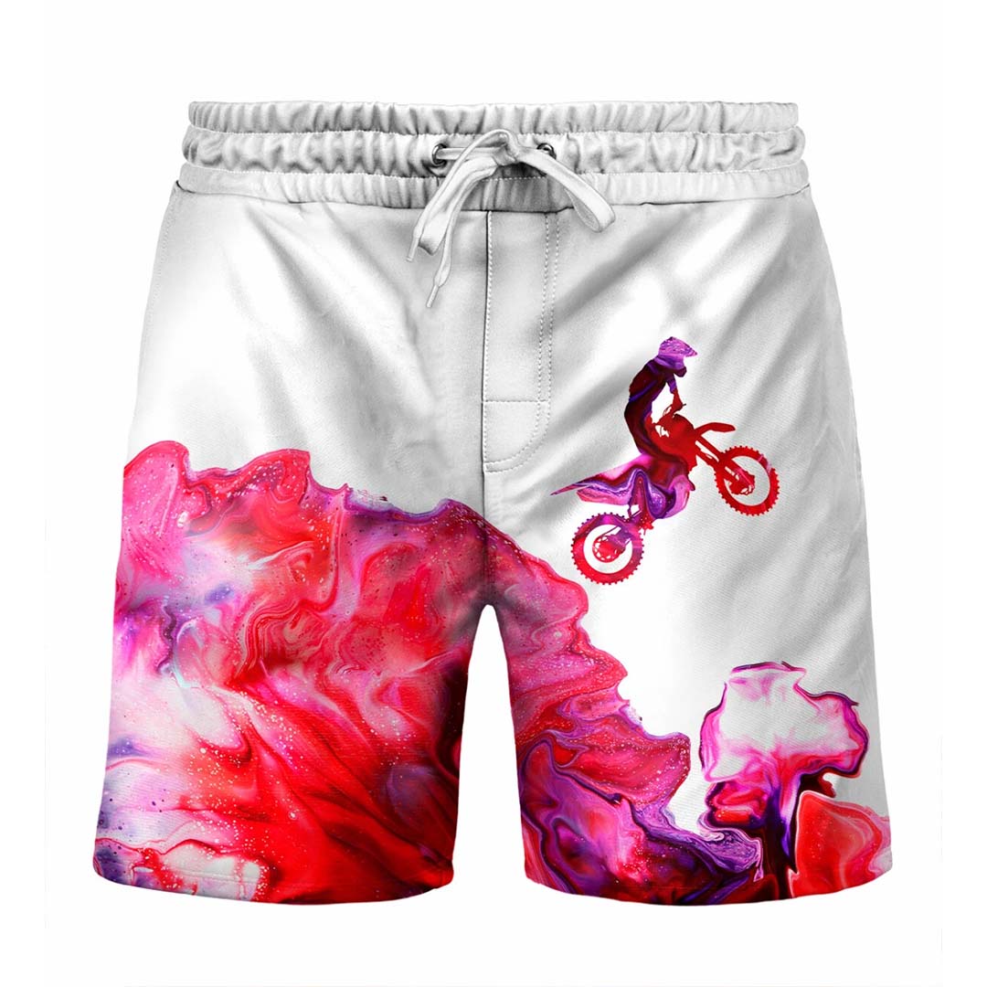 Paint pour motorbike Shorts