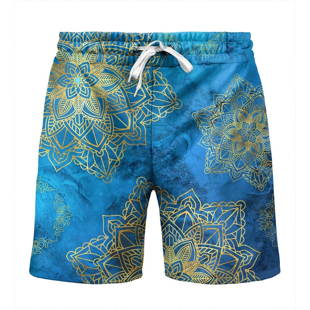 Gold Boho Shorts