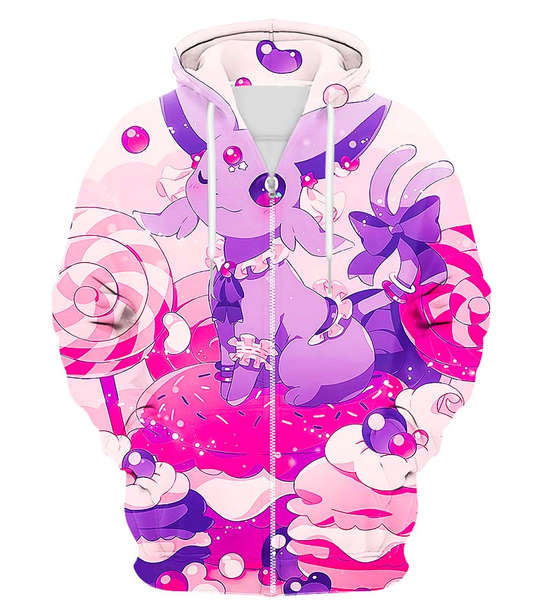 Colorful X-Ray Zip Up Hoodie