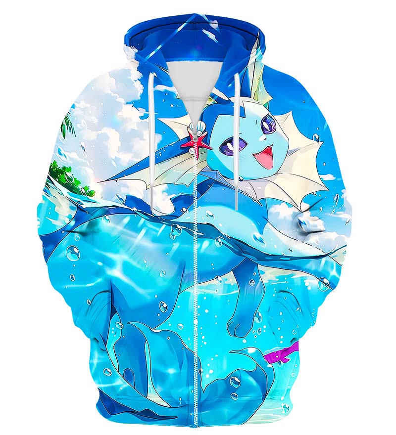 Colorful X-Ray Zip Up Hoodie