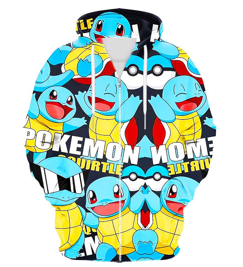 Colorful X-Ray Zip Up Hoodie