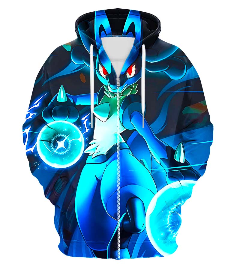 Colorful X-Ray Zip Up Hoodie