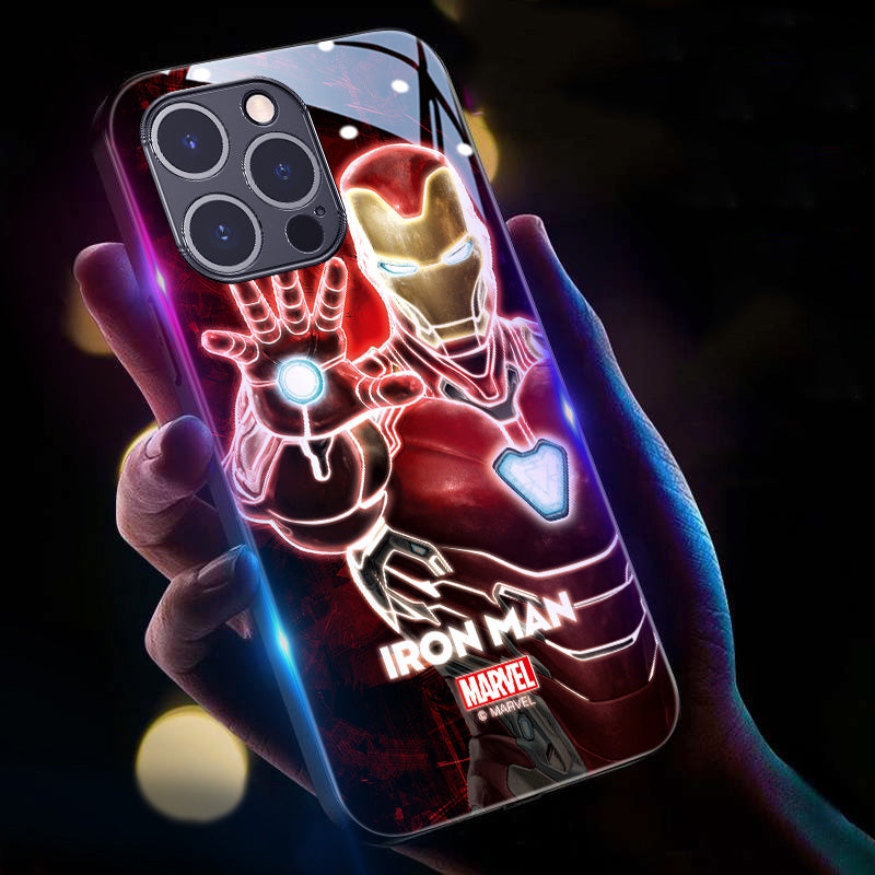 new original Iron Man luminous phone case