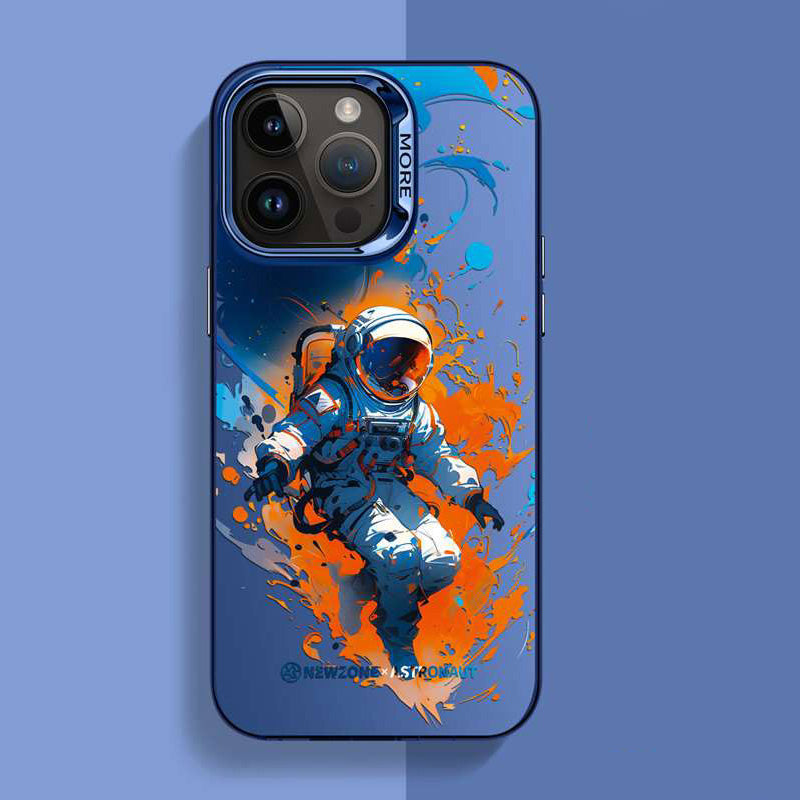 new original astronaut electroplated mobile phone case