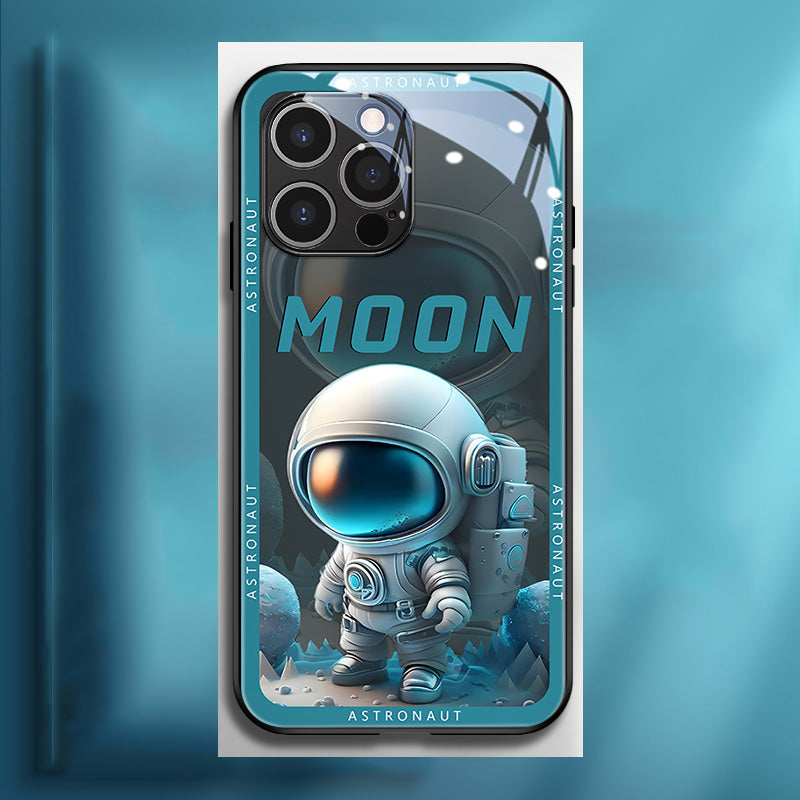 new original astronaut electroplated mobile phone case