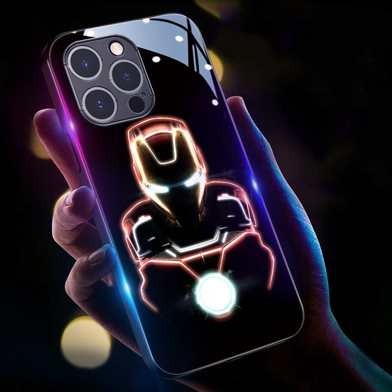 new original Iron Man luminous phone case