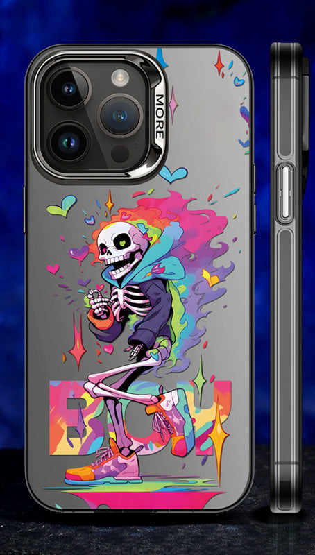 Original Skeleton Gradient Laser Phone Case