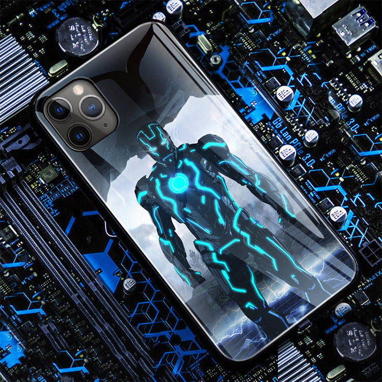 new original Iron Man luminous phone case