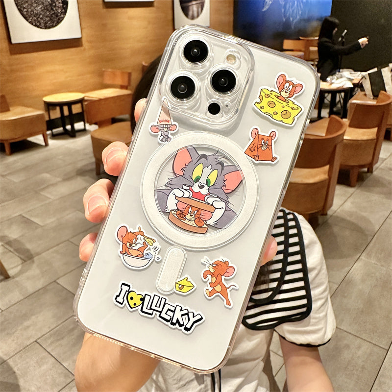 New Original Tom and Jerry MagSafe Compatible Phone Case