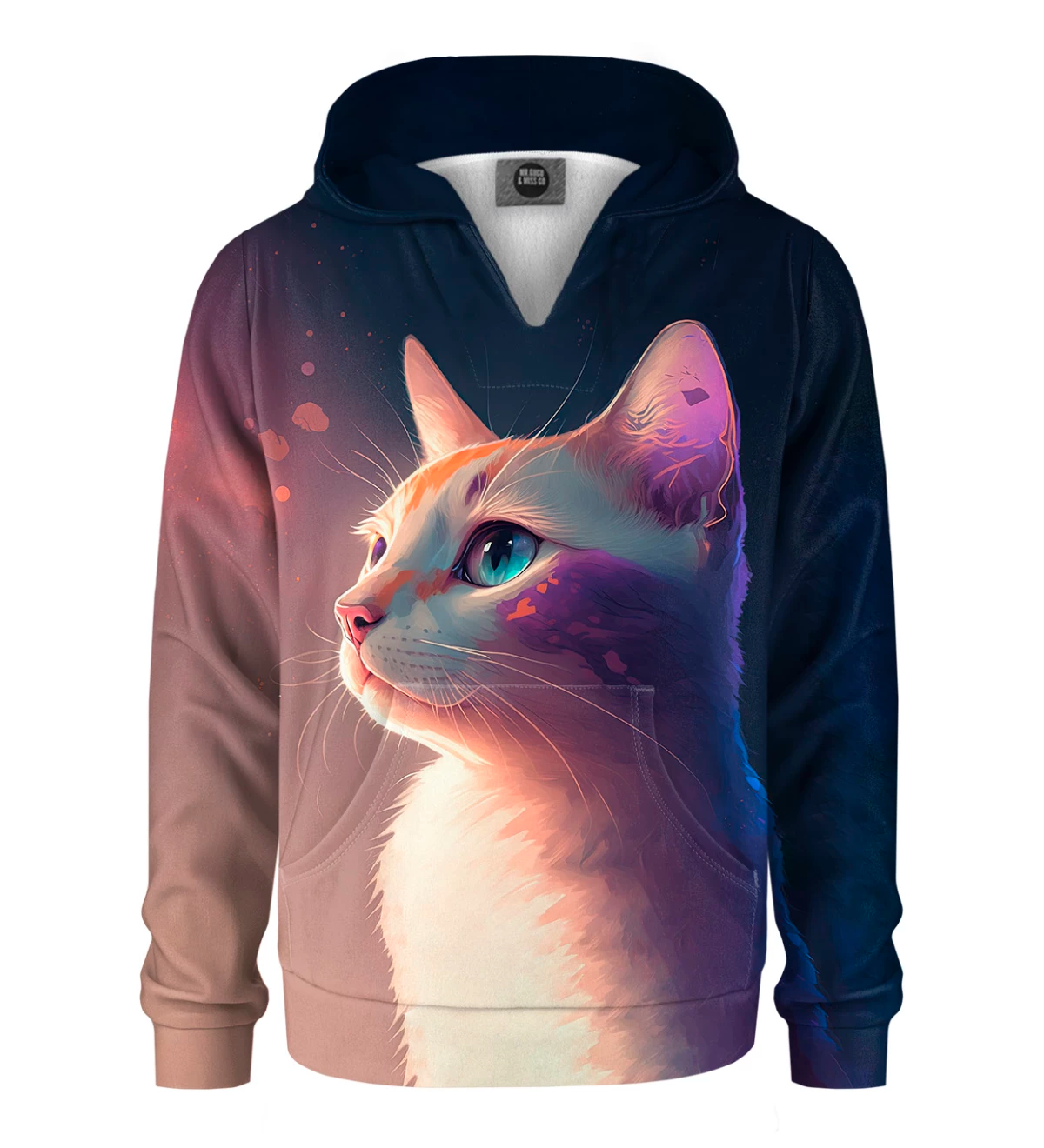 Vibrant cat Kids Hoodie