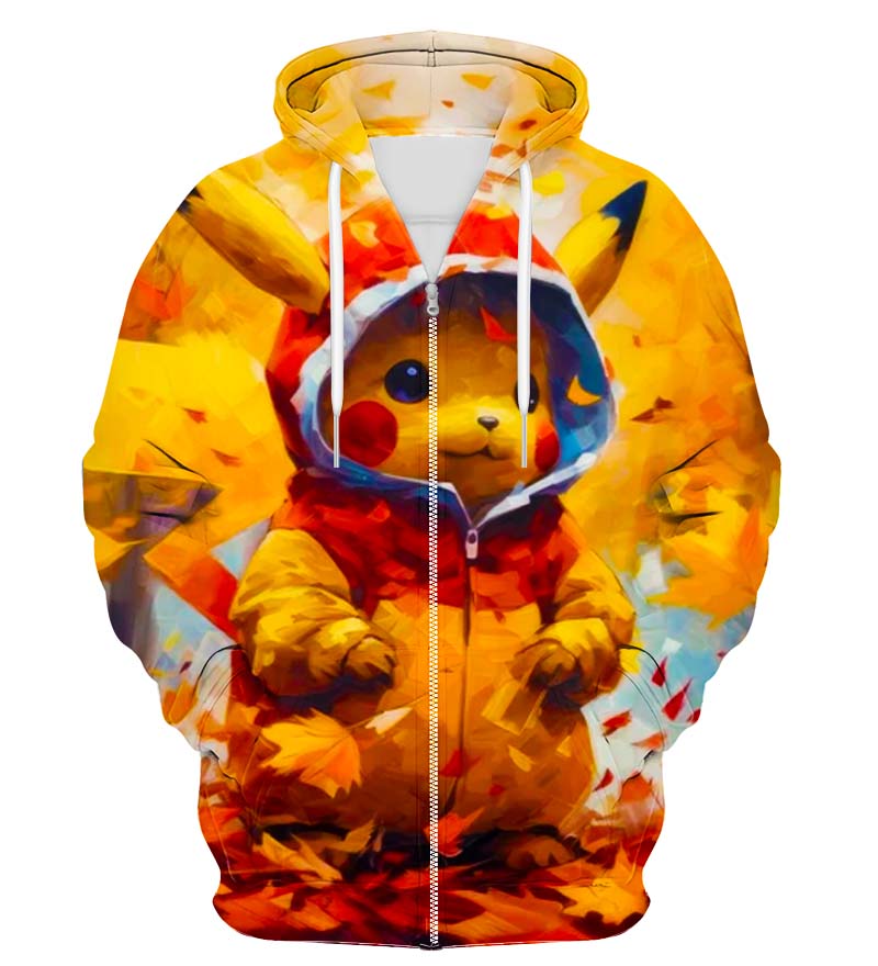 AUTUMN PIKA ZIP UP HOODIE