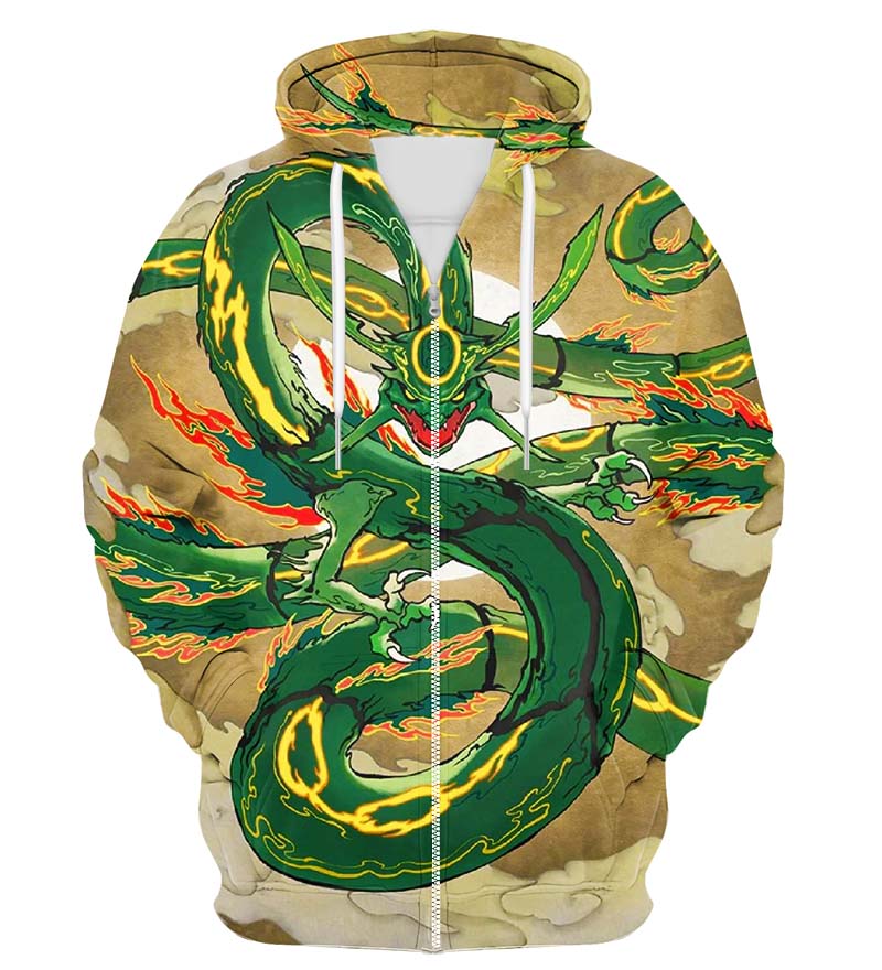 Colorful X-Ray Zip Up Hoodie