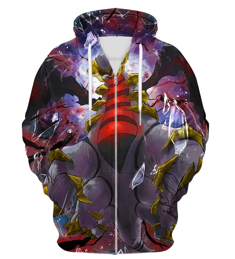 Colorful X-Ray Zip Up Hoodie