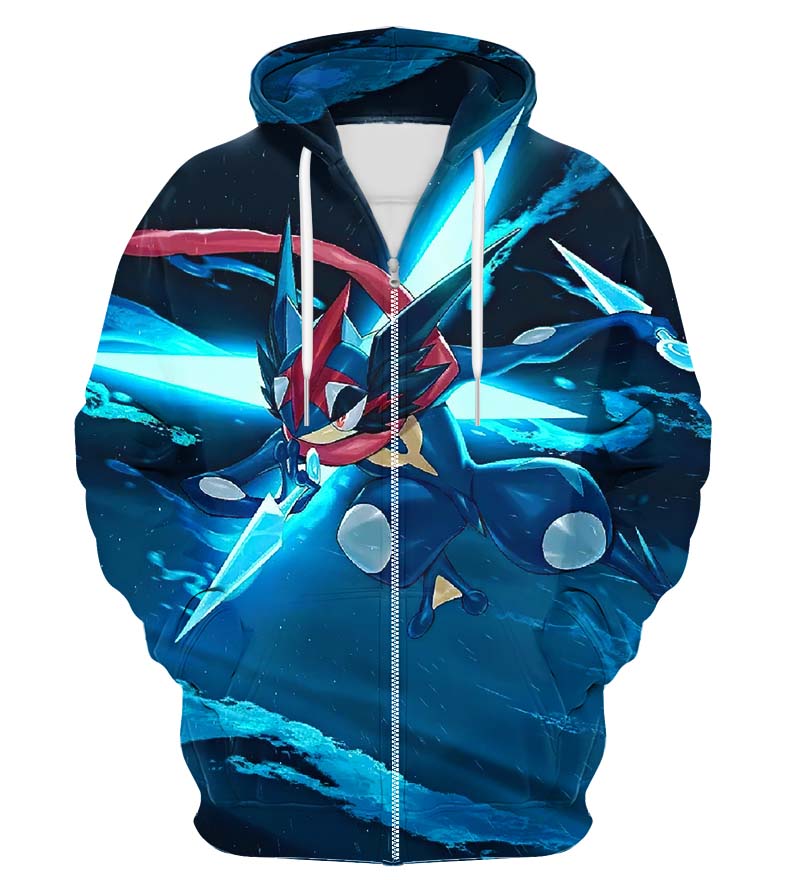 Colorful X-Ray Zip Up Hoodie