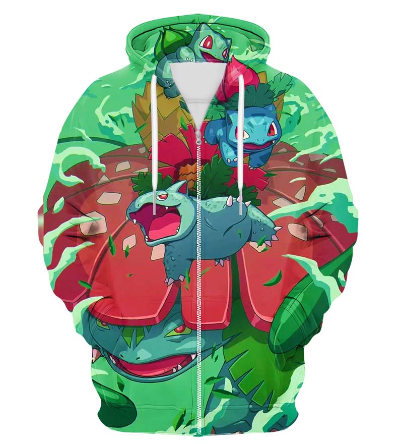 Colorful X-Ray Zip Up Hoodie