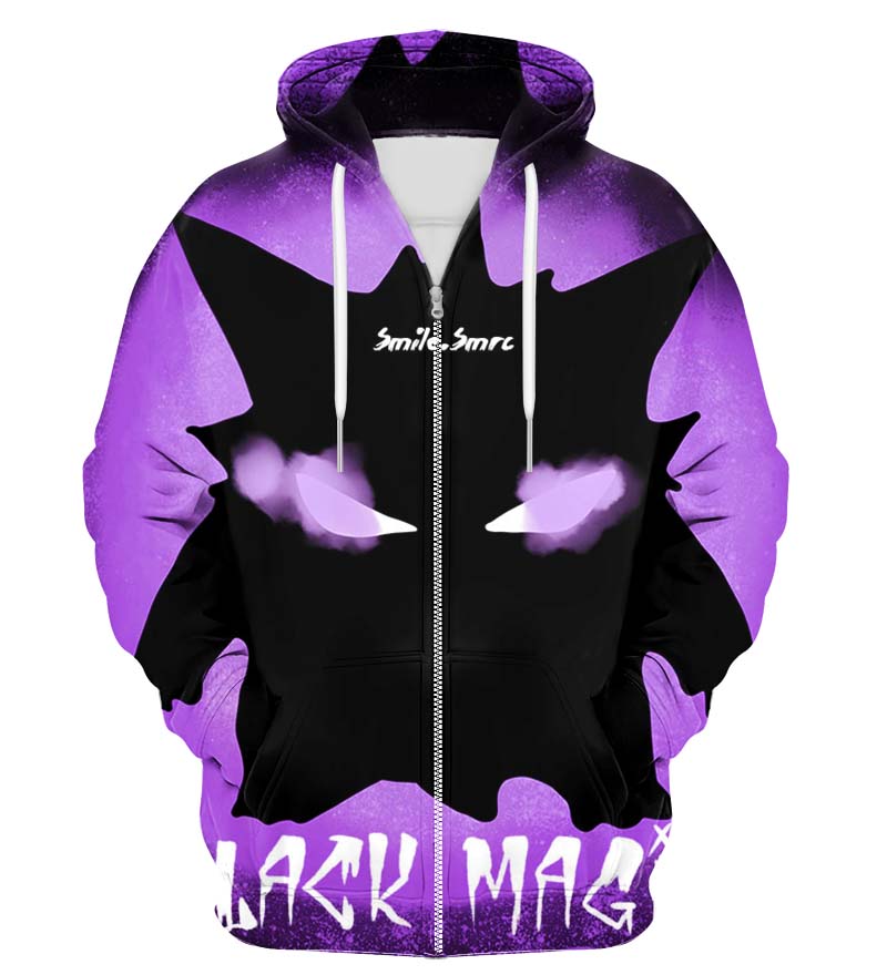 Colorful X-Ray Zip Up Hoodie