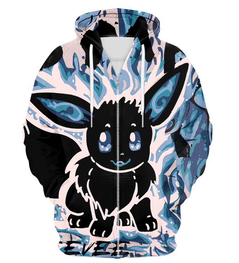 Colorful X-Ray Zip Up Hoodie