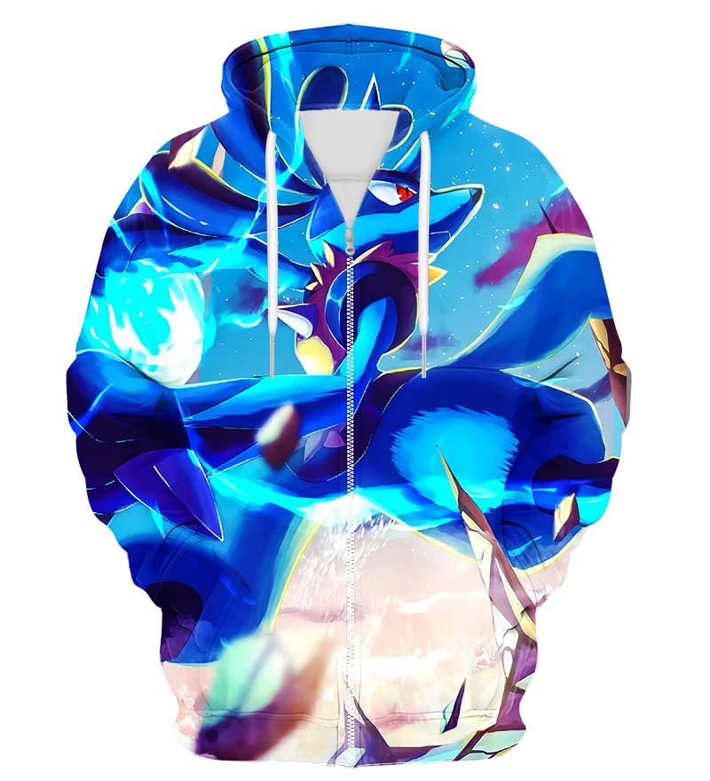 Colorful X-Ray Zip Up Hoodie